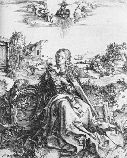 Albrecht Durer The Virgin with the Dragonfly Spain oil painting art